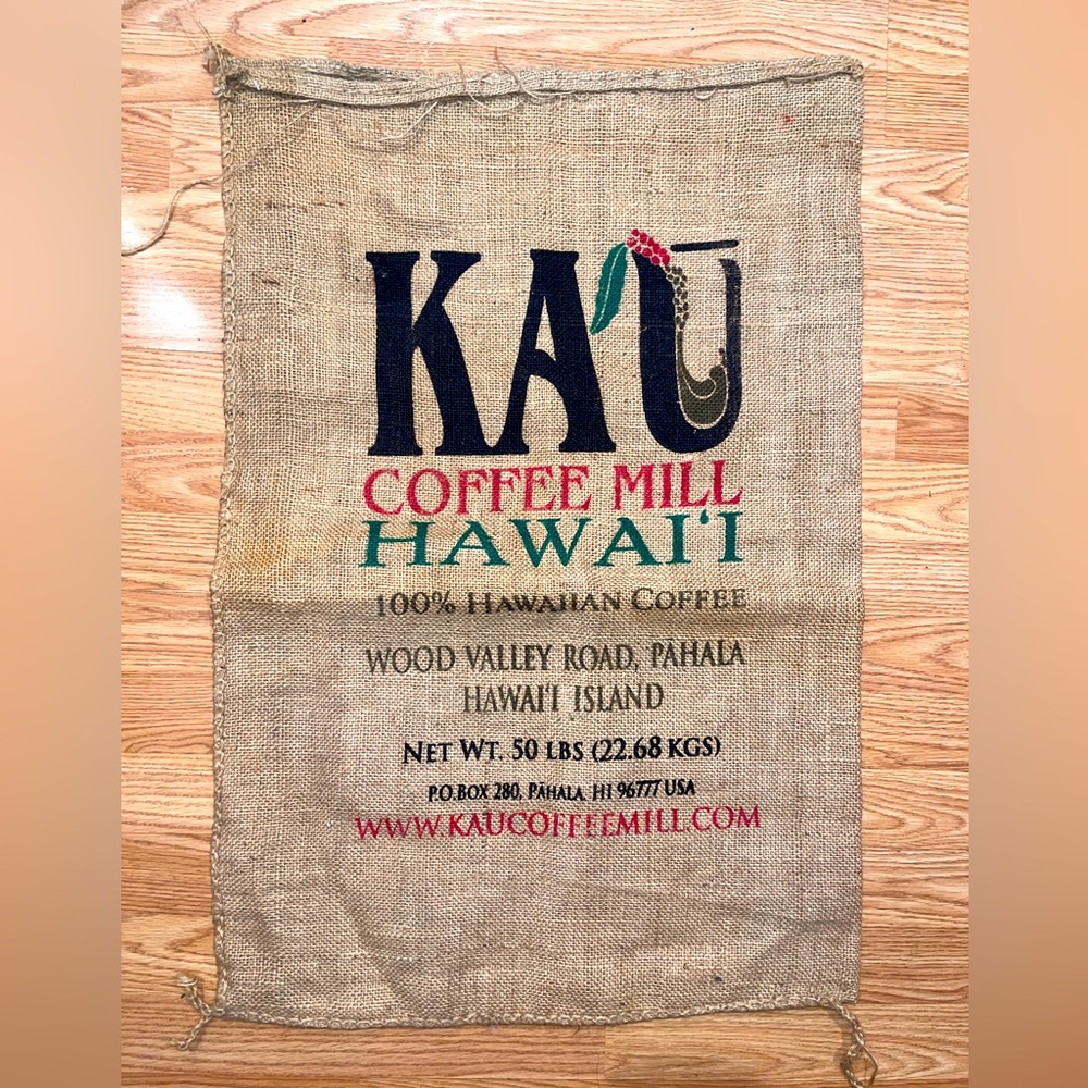 Large jute burlap sack